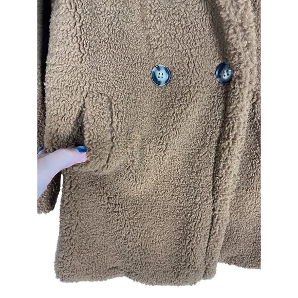 Apparis Kids Anouch Sherpa Teddy Coat in Camel Size 16 NWT - Picture 5 of 7
